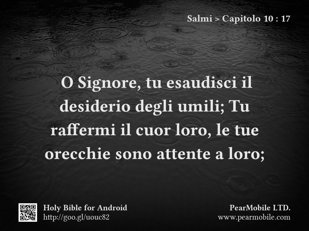 Salmi, Capitolo 10:17